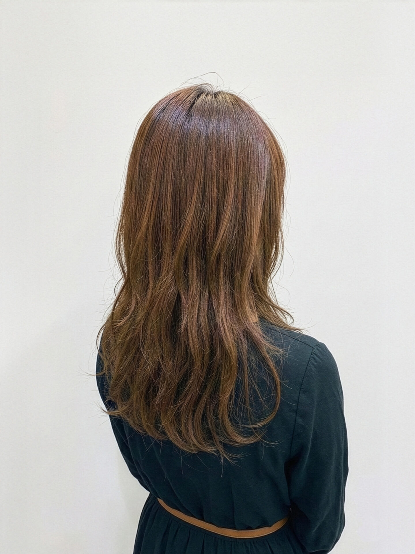 ブリーチなしダブルカラーボルドー