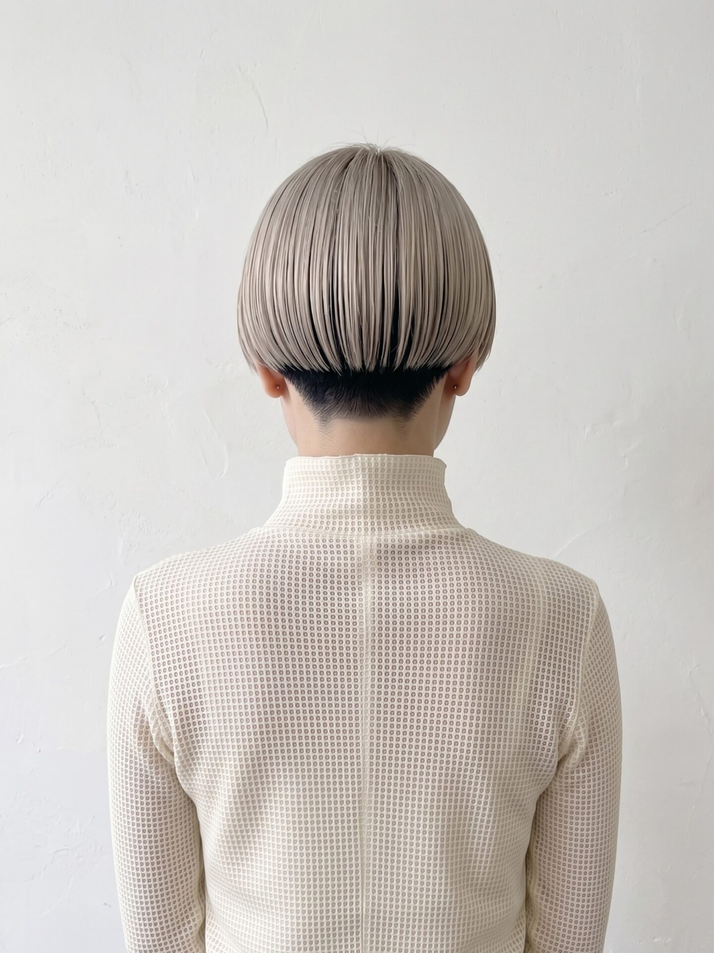 刈り上げマッシュショート 正面