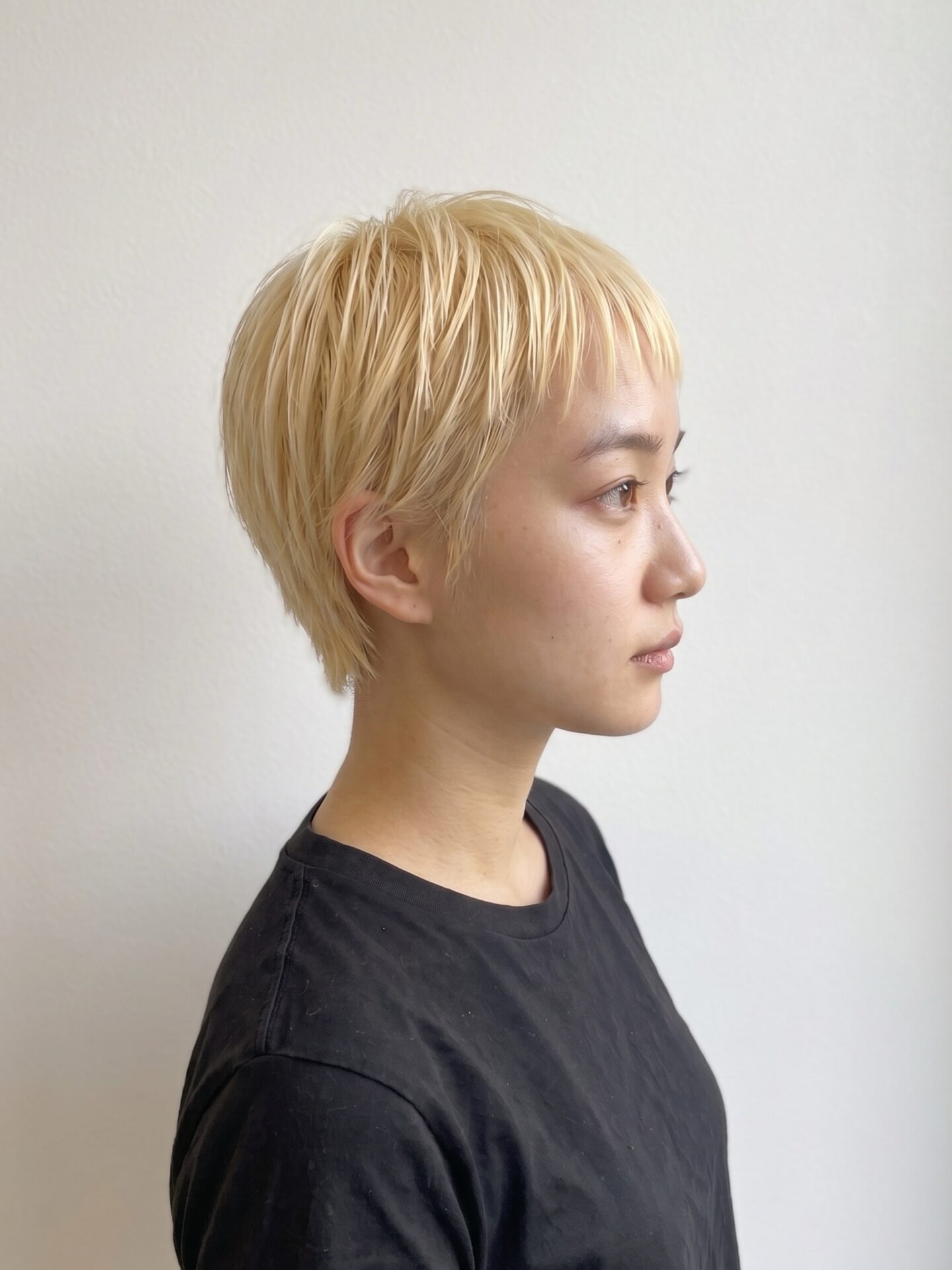ブロンドベリーショート 横から